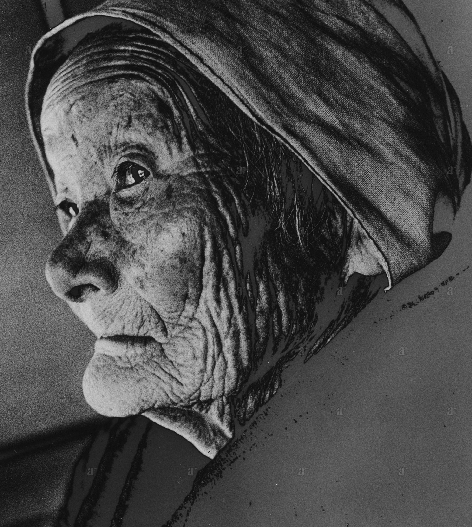 杵島 隆 &ldquo;老婆像 1950&rdquo; Takashi Kijima &ldquo;Elderly woman1950&rdquo;